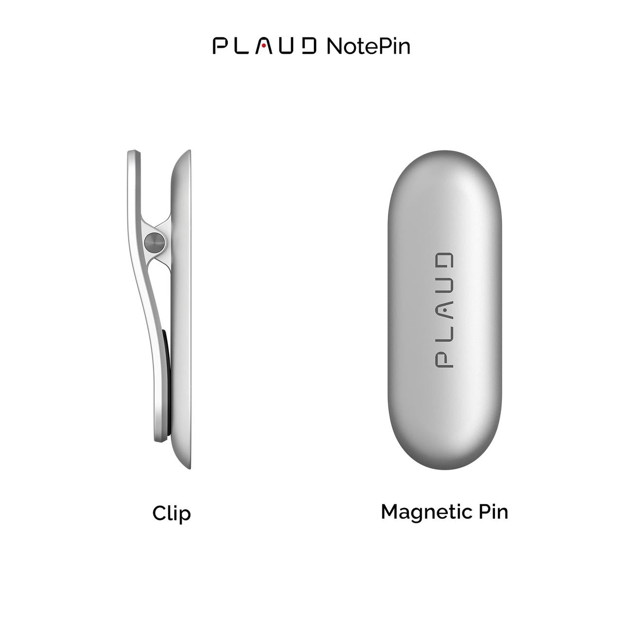 PLAUD NotePin Clip & Magnetic Pin