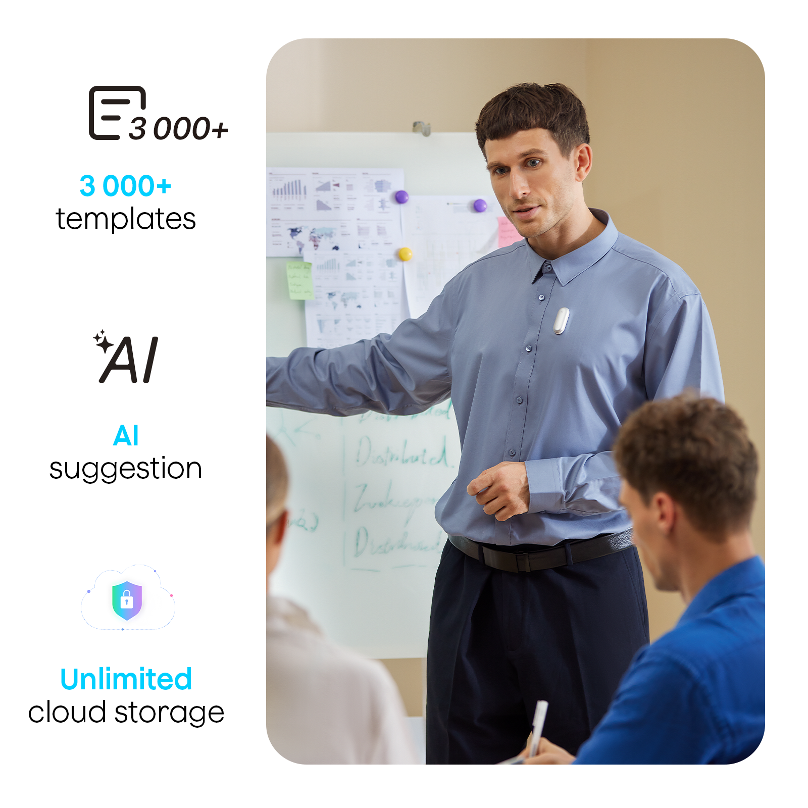 Plaud NotePin & AI Jaarlijks Pro Plan