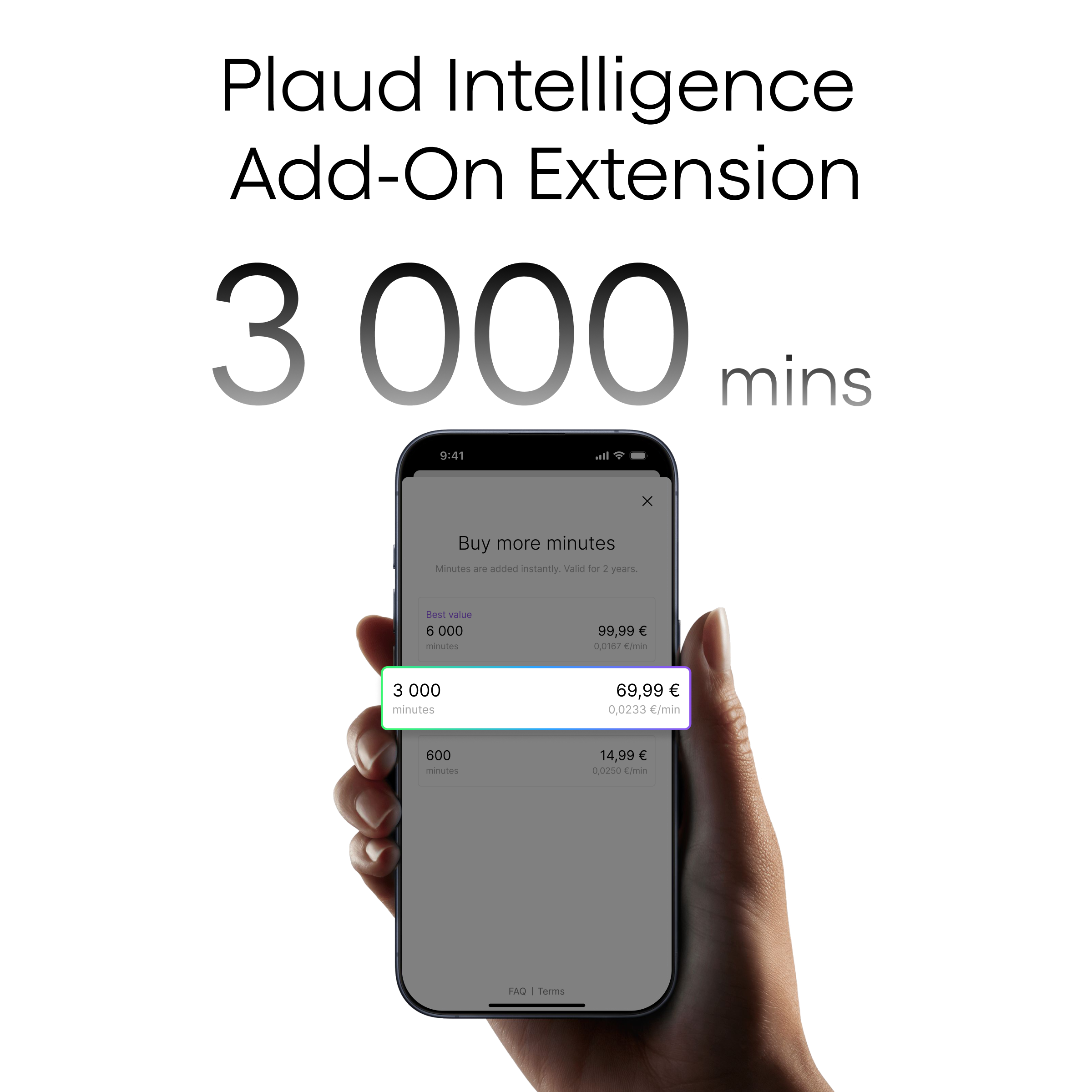 Plaud AI Annual Pro Plan & Add-On Extension