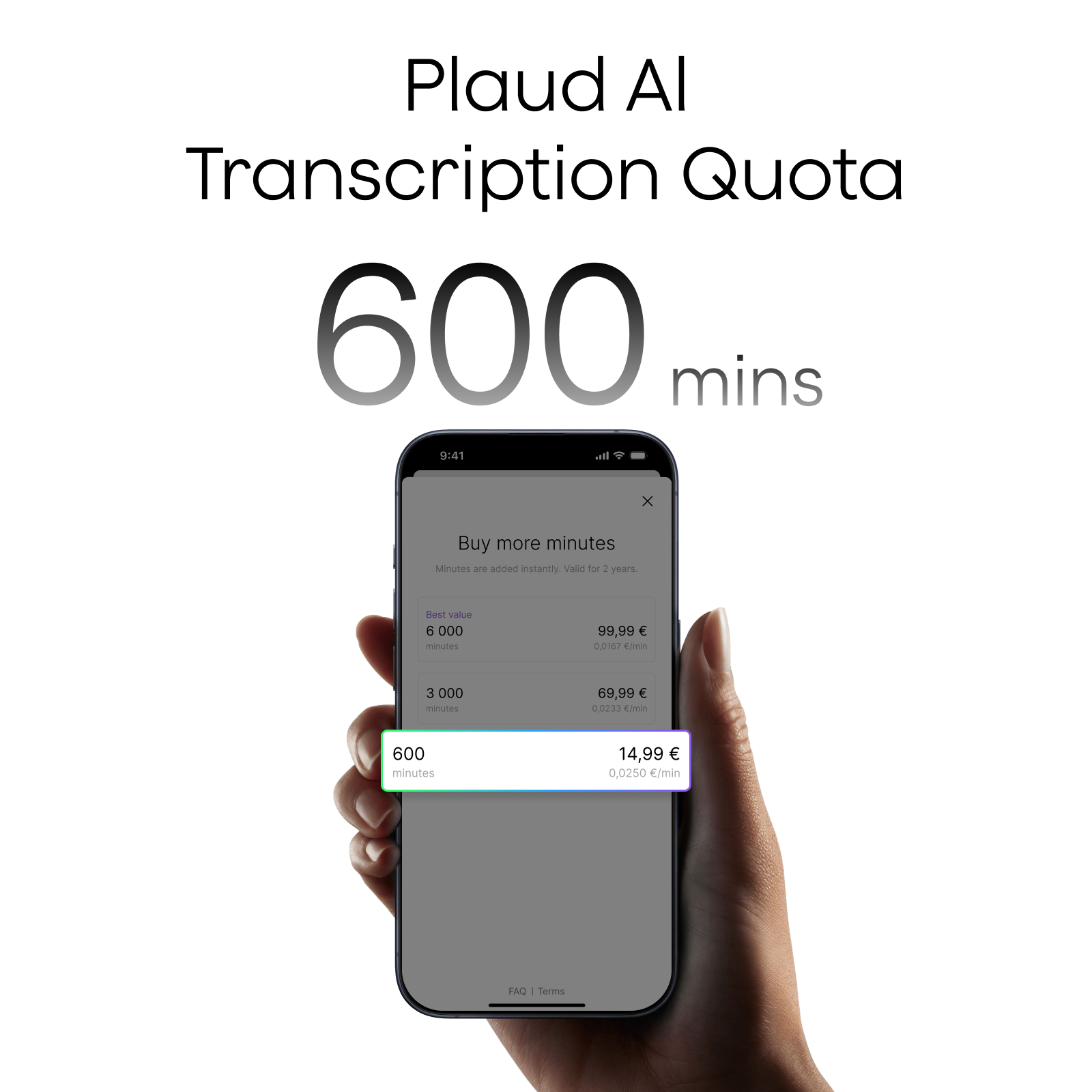 Plaud AI Transcription Quota
