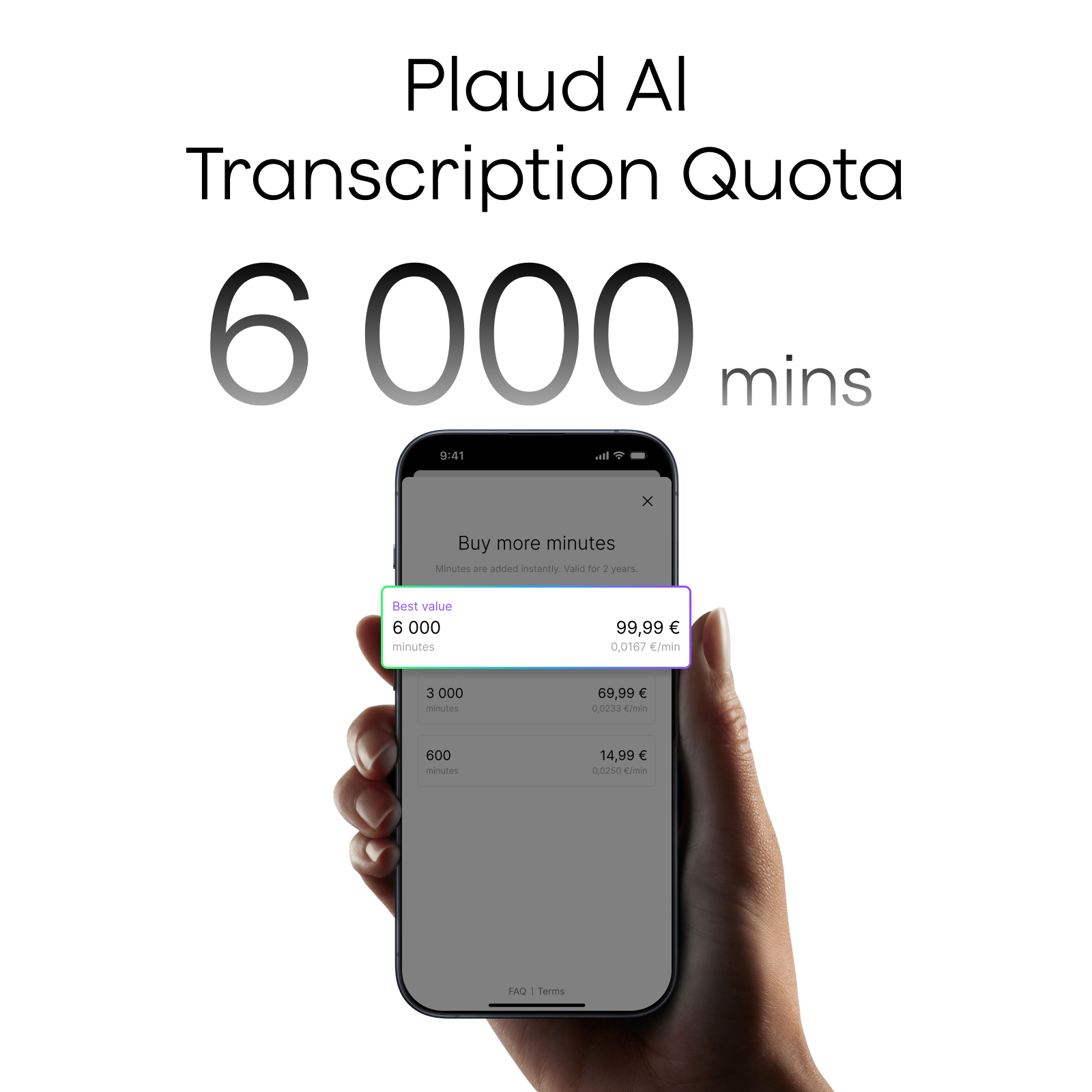 Plaud AI Transcription Quota