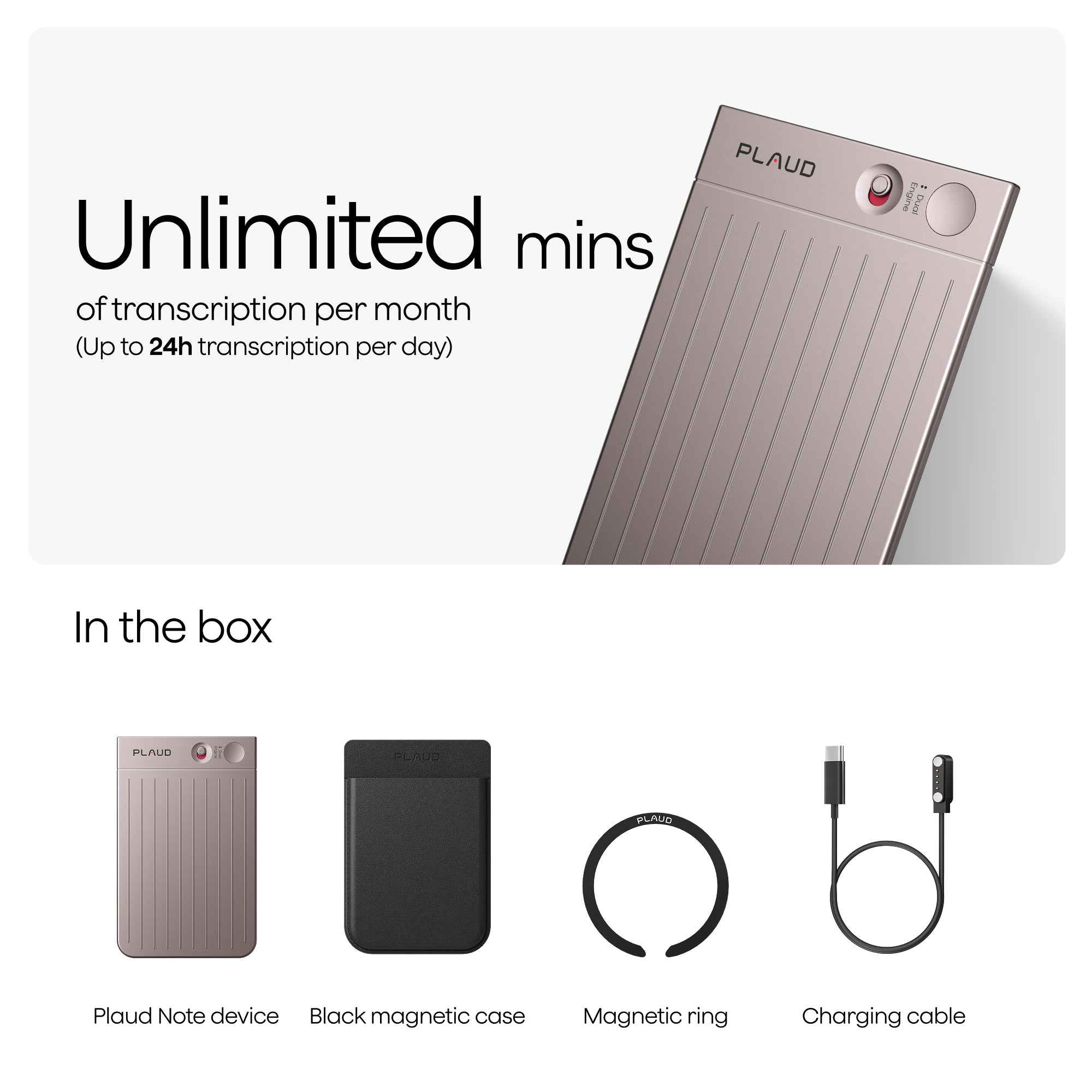 Plaud Note & AI Annual Unlimited Plan