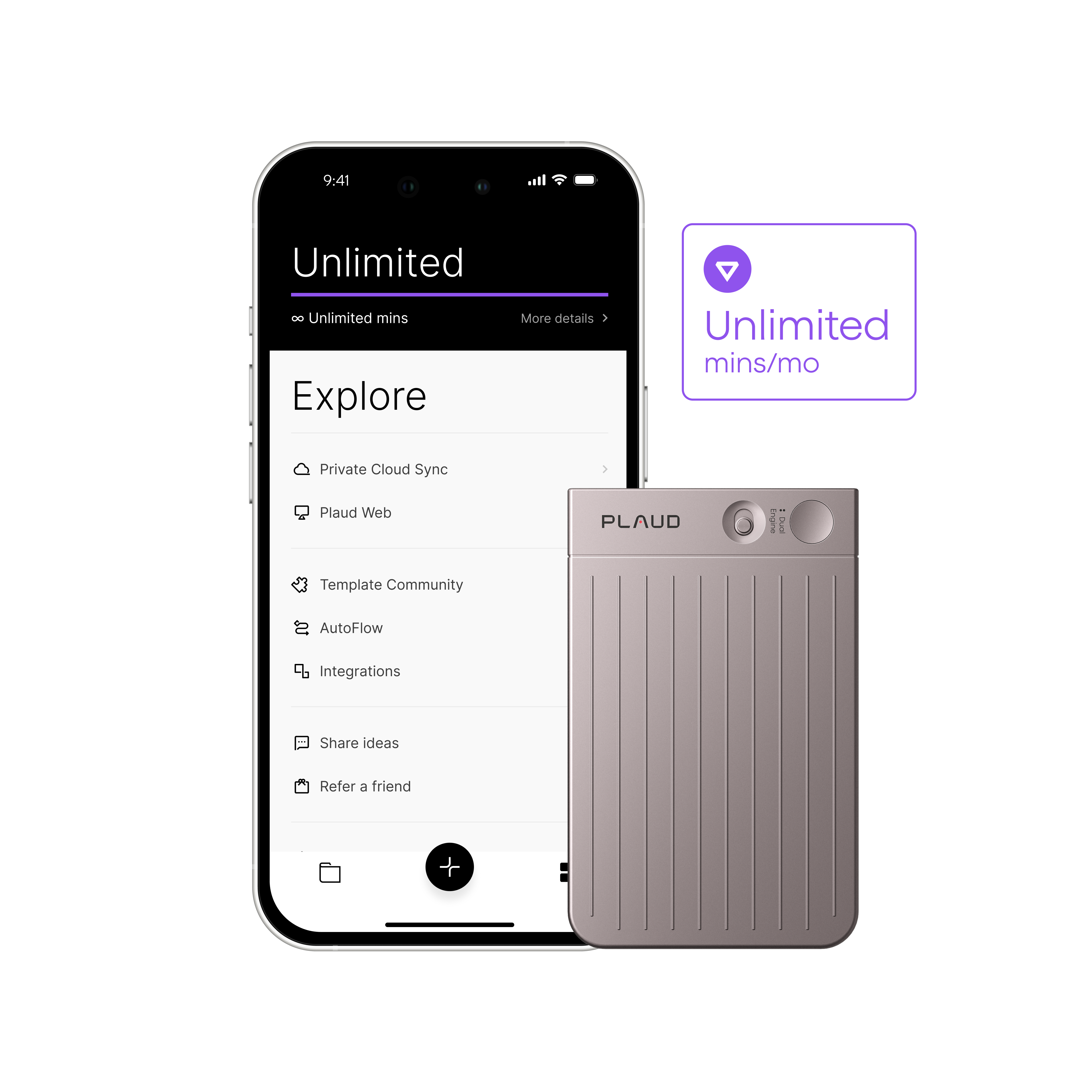 Plaud Note & AI Annual Unlimited Plan