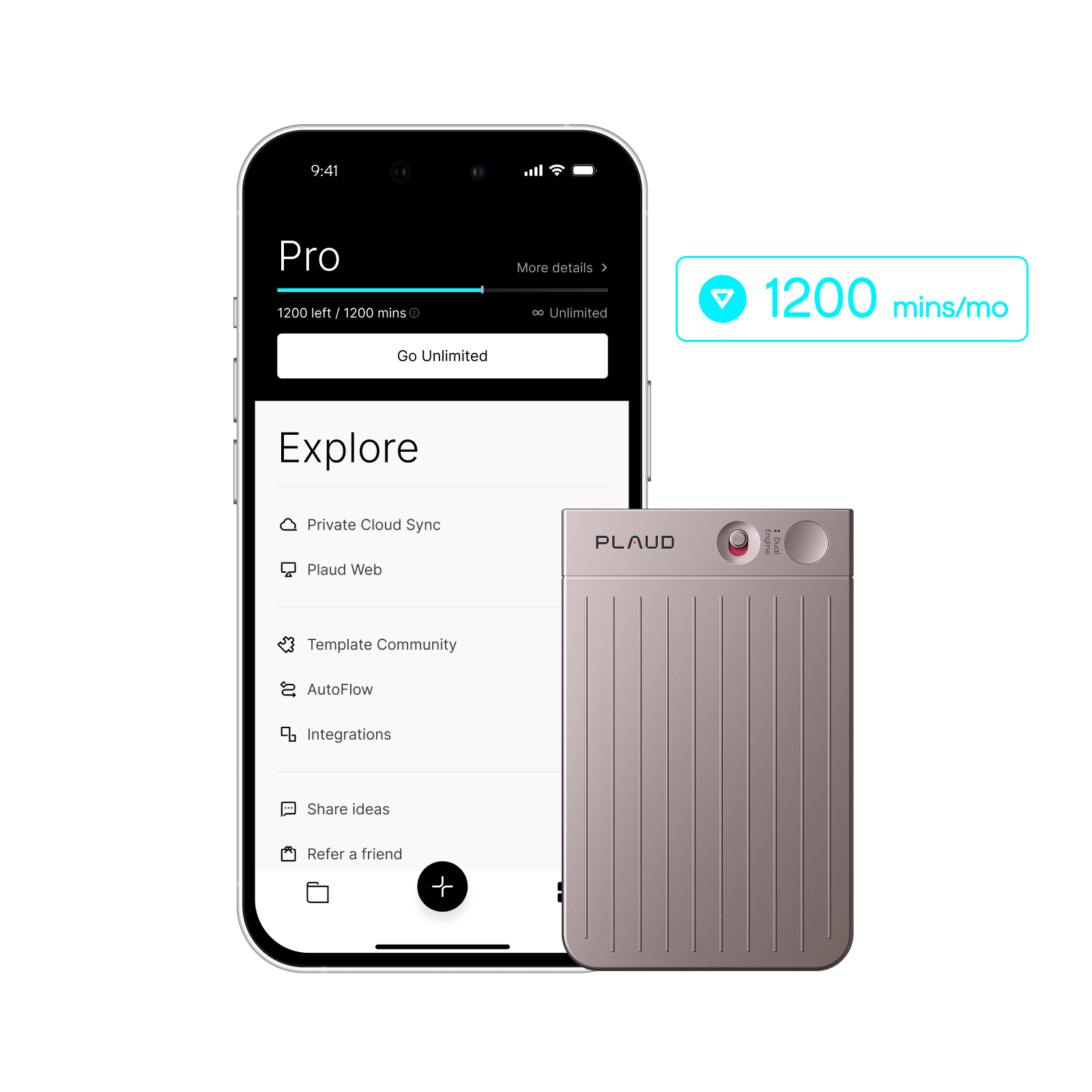 Plaud Note & AI Annual Pro Plan