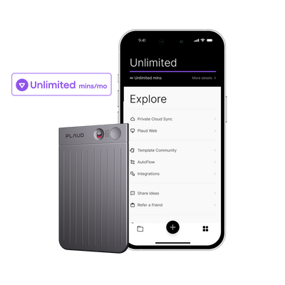 Plaud Note & Al Plano Anual llimitado
