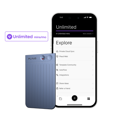 Plaud Note & Al Plano Anual llimitado