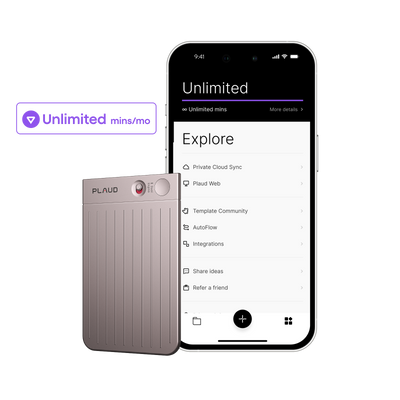 Plaud Note & Al Plano Anual llimitado