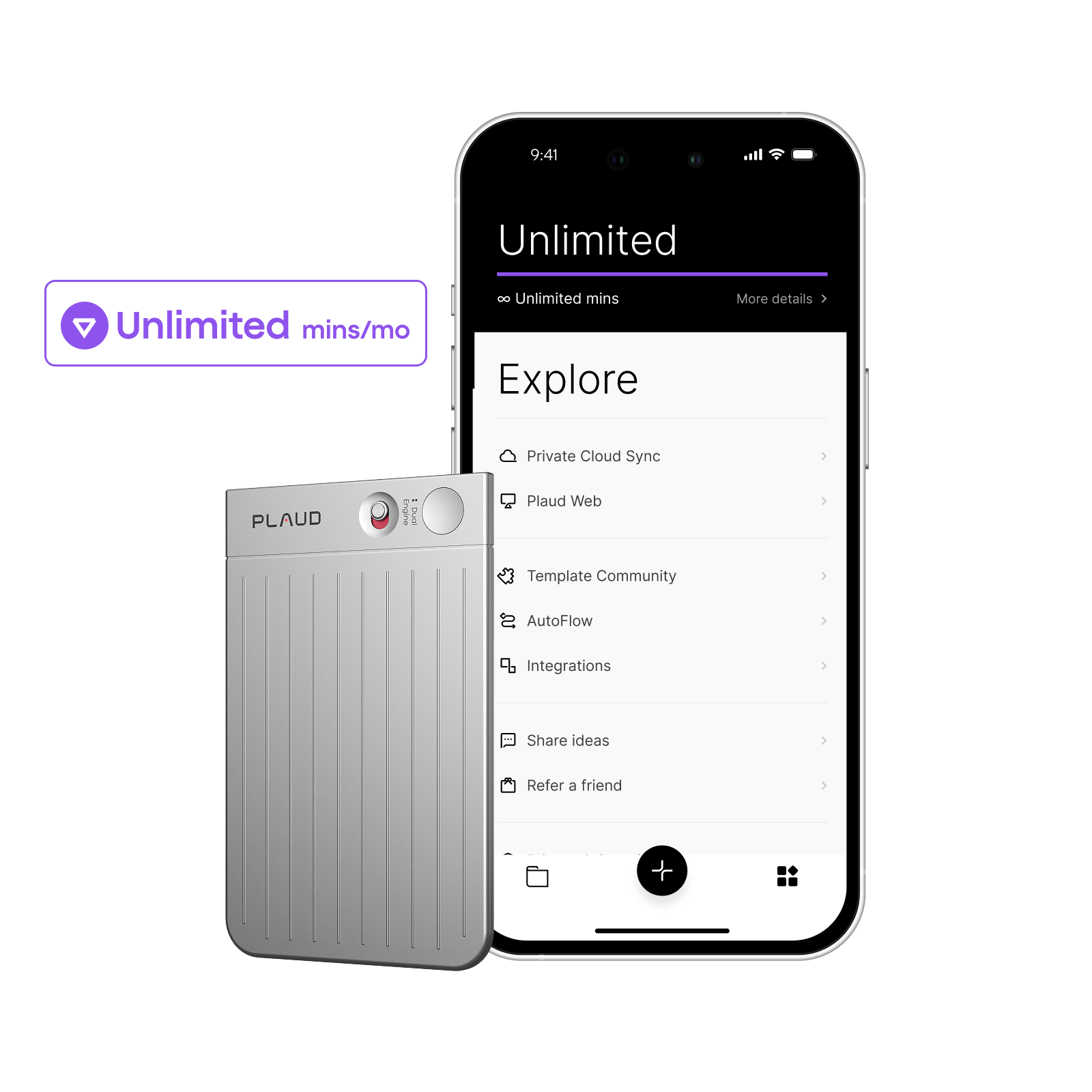 Plaud Note & AI Annual Unlimited Plan