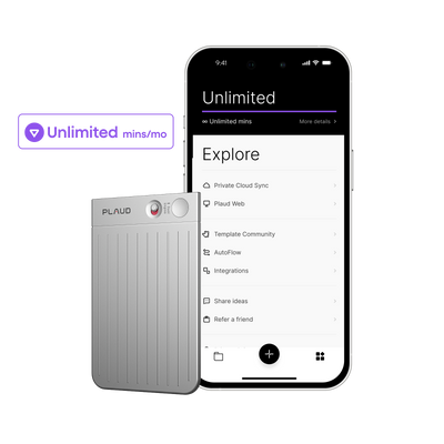 Plaud Note & Al Plano Anual llimitado