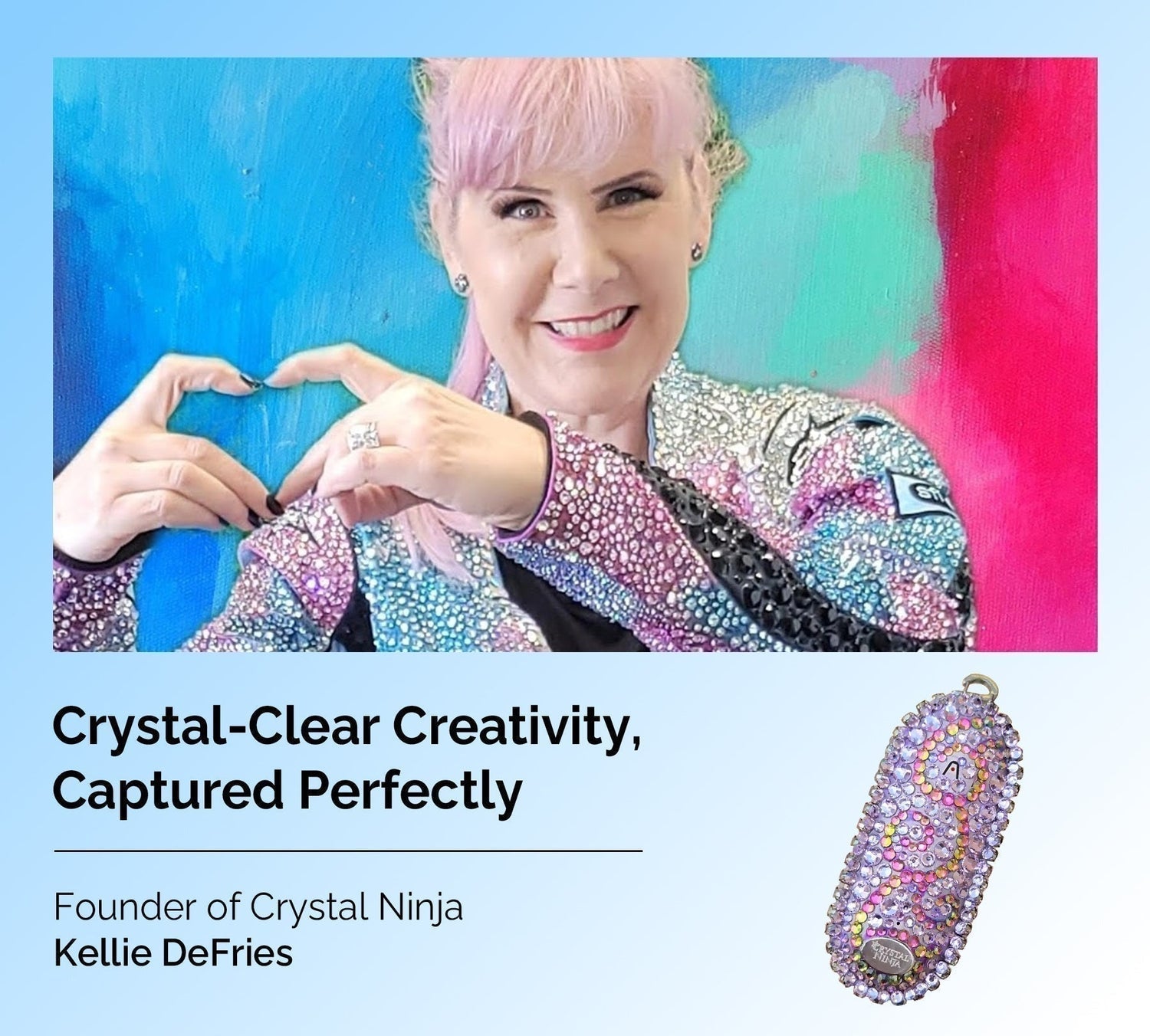 How a Crystal Artist Captures Every Brilliant Idea