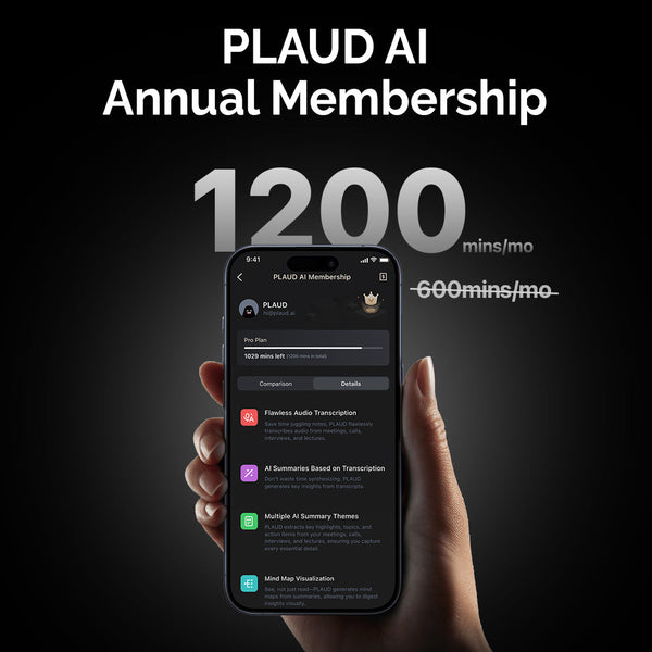 Membriato annuale PLAUD AI