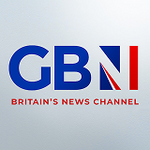 GBNI Britain's News Channel logo: 'GBN' in blue, 'I' in red with a blue triangle, and 'BRITAIN'S NEWS CHANNEL' below.