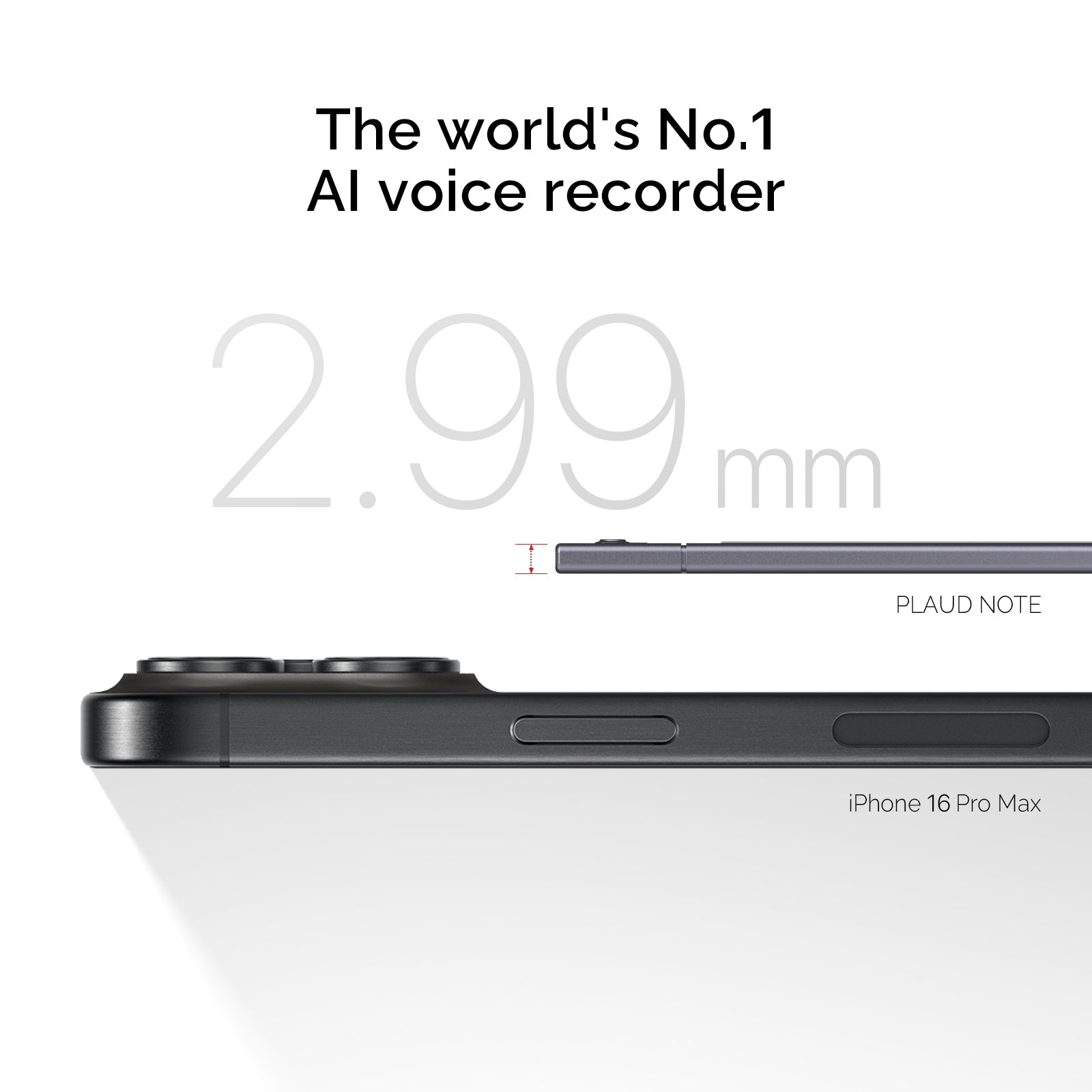 PLAUD NOTE AI Voice Recorder | 3-Pack