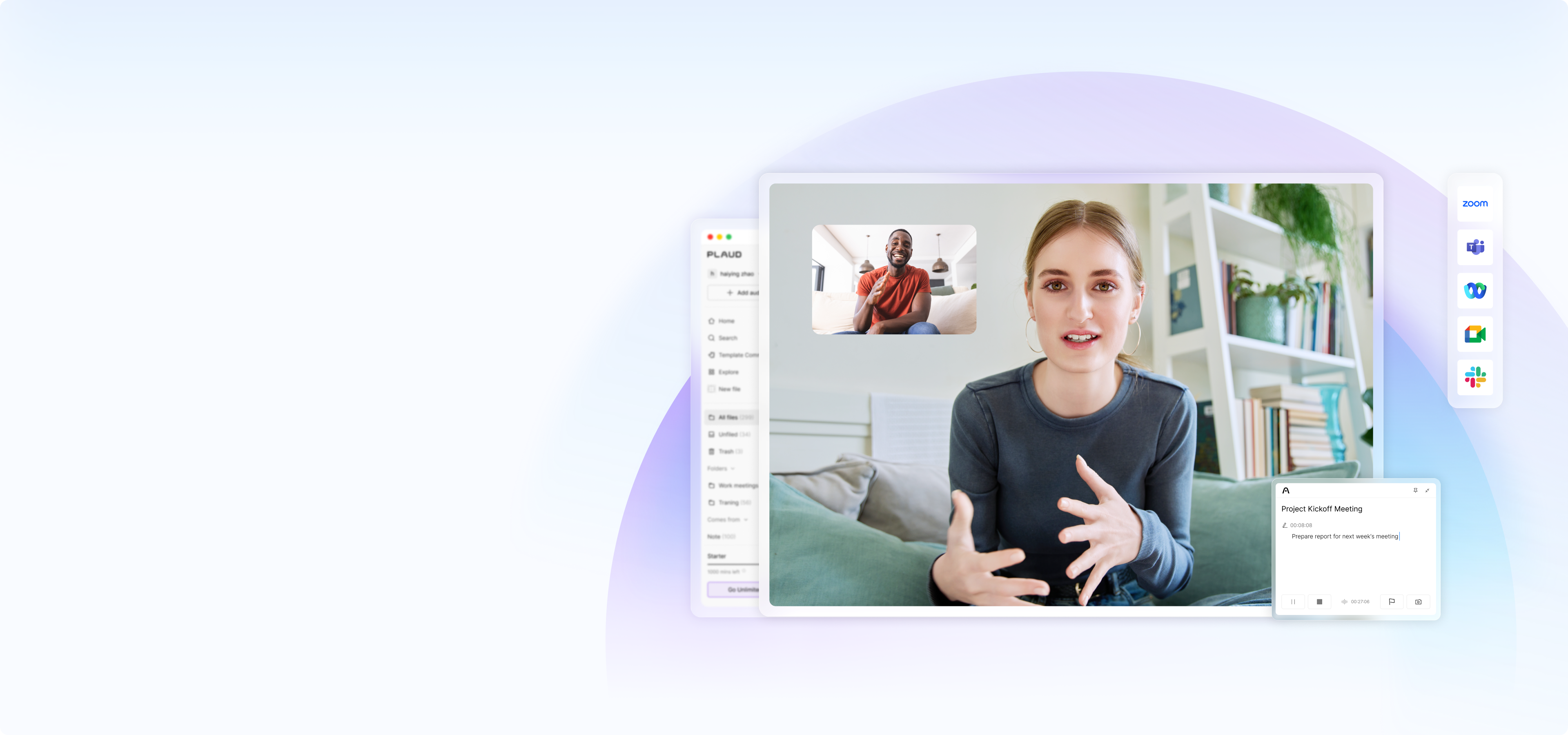 <p class="desktop-banner-title">
    <span>
        Plaud Desktop <sup>Beta</sup>
    </span>
</p>
<p class="desktop-banner-desc">
    The only AI note-taking solution bridging 
    <br class="pc">
    <br class="mb">
    in-person and 
    online meetings.
</p>
<style>
.slideshow .swiper-slide-active .sec__content-inner
{
padding-left:0px;
}
    .desktop-banner-title {
        margin-bottom: 20px;
        color: #000;
        font-size: 70px;
        font-weight: 400;
        line-height: 1.2;
    }
    .desktop-banner-title span {
        position: relative;
    }
    .desktop-banner-title span sup {
        position: absolute;
        top: 0;
        right: 0;
        padding: 4px 10px;
        background: linear-gradient(107.1deg, #8F53ED 0.37%, #00D0FF 105.26%);
        border-radius: 5px;
        font-weight: 600;
        font-size: 14px;
        line-height: 1.2;
        color: #FFFFFF;
        transform: translateX(calc(100% + 20px));
    }
    .desktop-banner-desc {
        margin-bottom: 92px;
        color: #000;
        font-size: 32px;
        font-weight: 400;
        line-height: 1.2;
    }
    .desktop-banner-desc br.mb {
        display: none;
    }
    @media screen and (max-width: 1600px) {
        .desktop-banner-title {
            font-size: 48px;
        }
        .desktop-banner-desc {
            margin-bottom: 64px;
            color: #000;
            font-size: 20px;
            font-weight: 400;
            line-height: 1.2;
        }
    }
    @media screen and (max-width: 992px) {
    .desktop-banner-title {
            font-size: 40px;
        }
        .desktop-banner-desc {
            font-size: 16px;
      }
   .desktop-banner-title span sup {
            padding: 2px 5px;
            border-radius: 1px;
            font-size: 8px;
            transform: translateX(100%);
        }
}
    @media screen and (max-width: 768px) {
        .desktop-banner-title {
            margin-bottom: 12px;
            font-size: 40px;
            text-align: center;
        }
     
        .desktop-banner-desc {
            margin-bottom: 40px;
            font-size: 20px;
            text-align: center;
        }
        .desktop-banner-desc br.pc {
            display: none;
        }
        .desktop-banner-desc br.mb {
            display: inline-block;
        }
    }
</style>