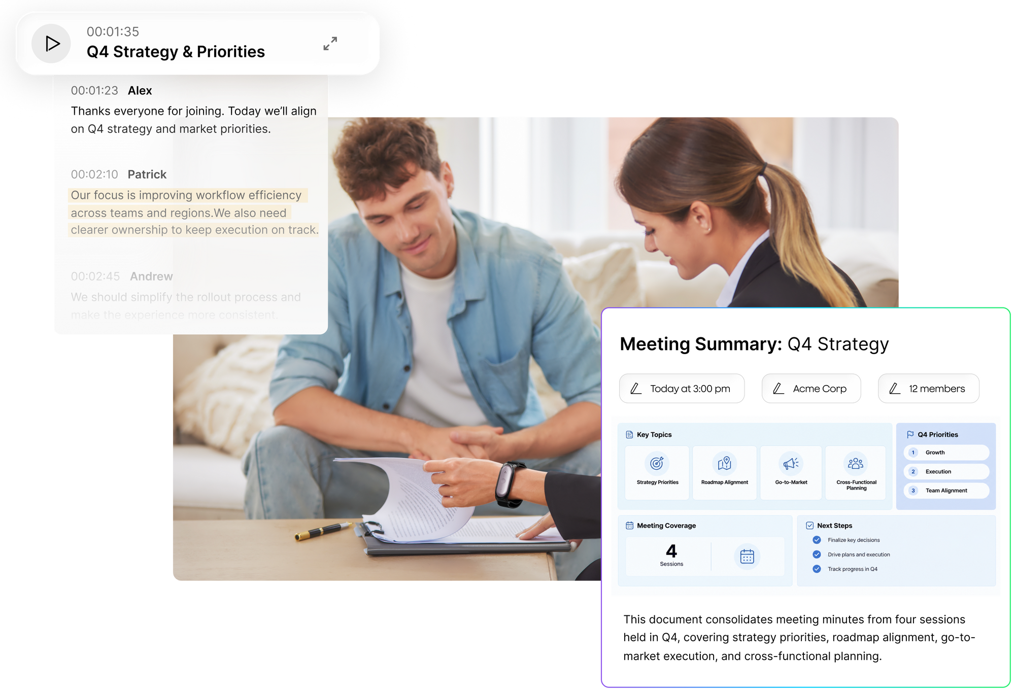 Automated AI notes