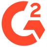 G2 logo: a stylized red 'G' with a small '2' above it, on a black background.