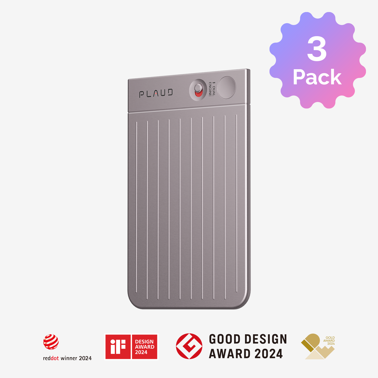 PLAUD NOTE AI Voice Recorder | 3-Pack