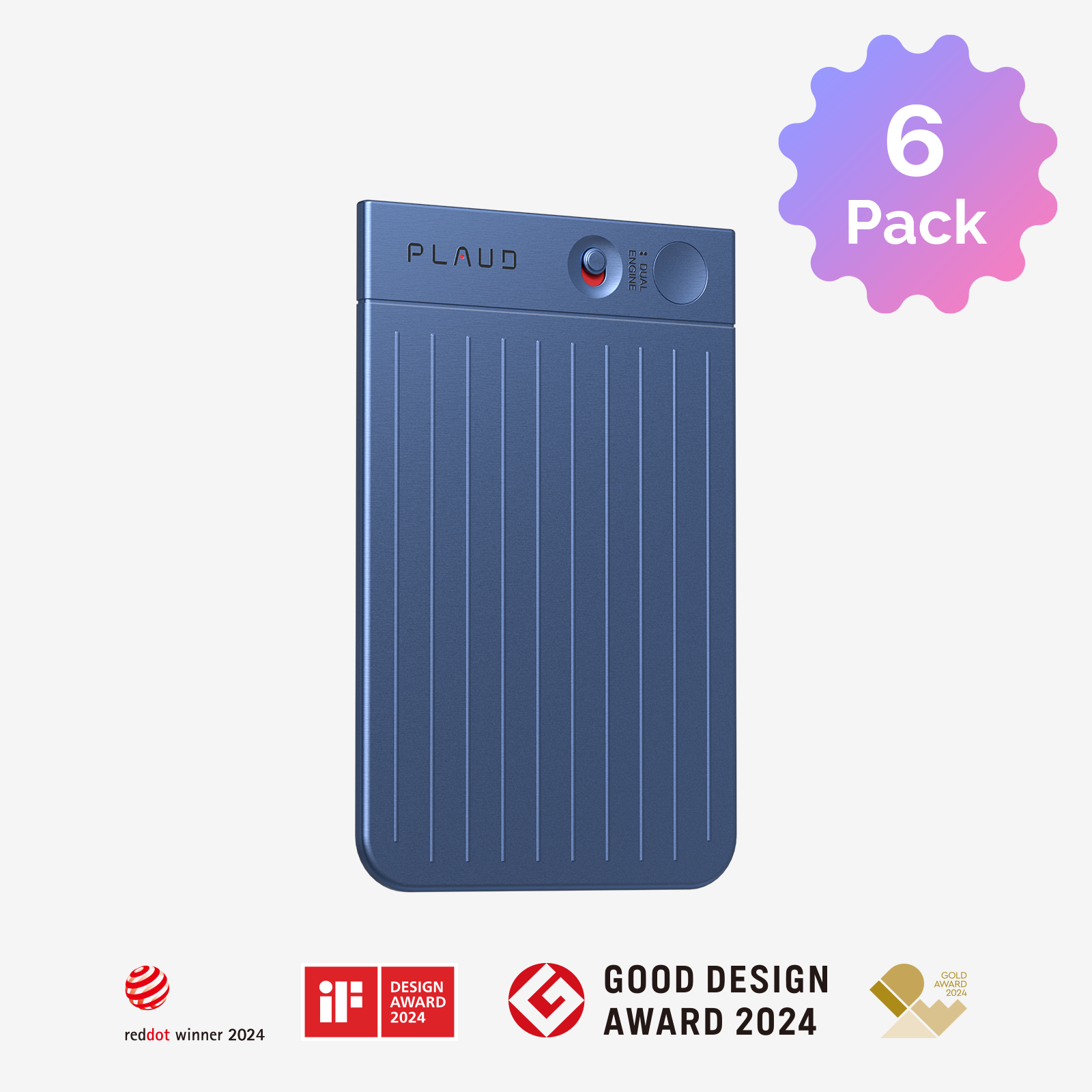 PLAUD NOTE AI Voice Recorder | 6-Pack