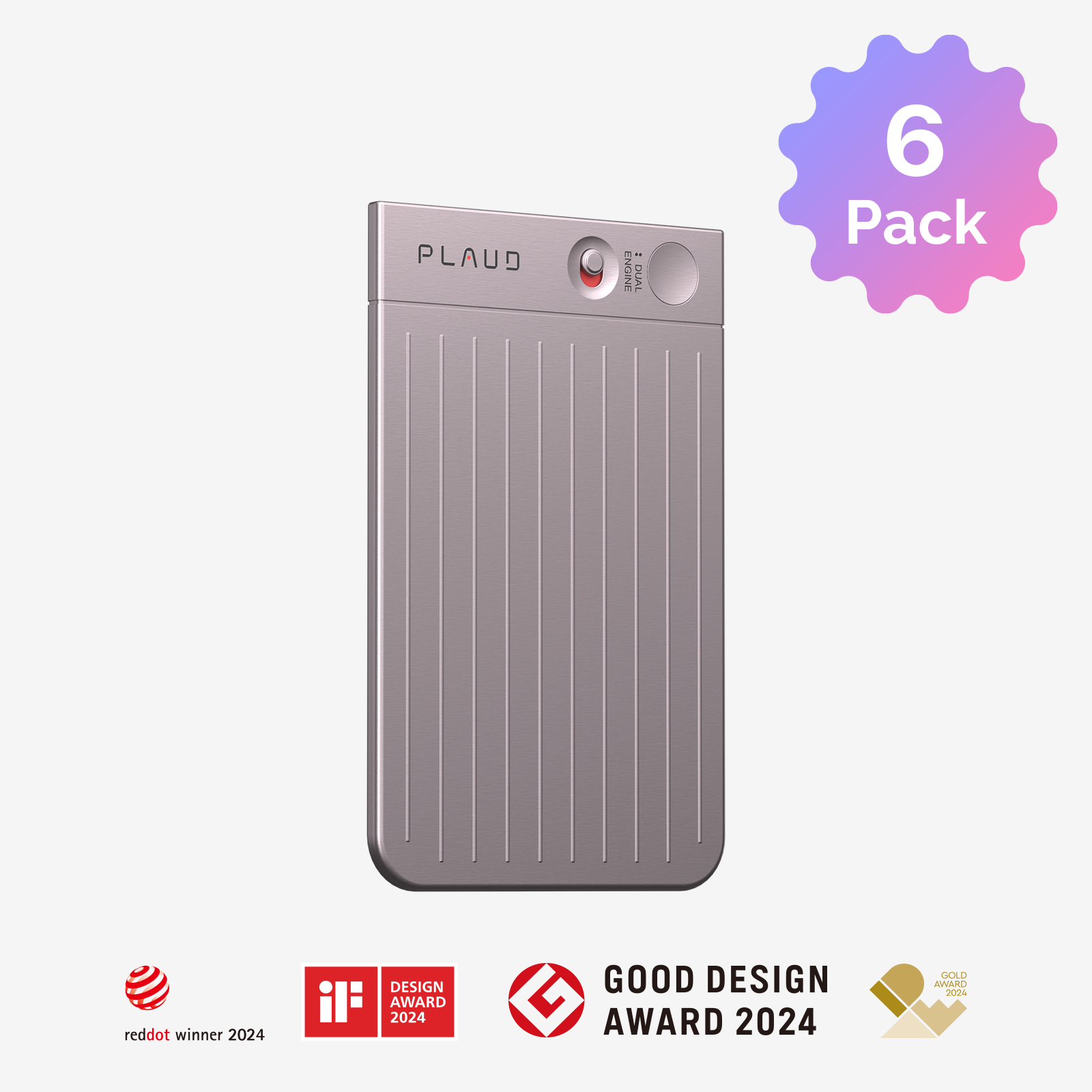 PLAUD NOTE AI Voice Recorder | 6-Pack