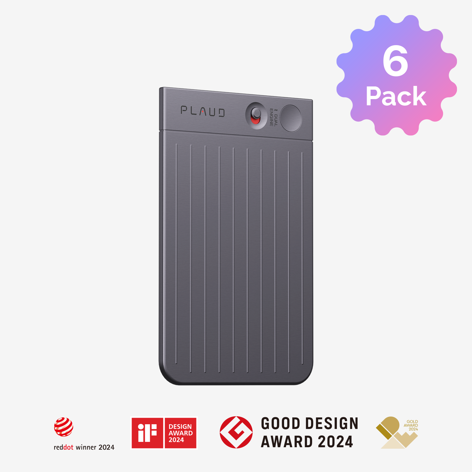 PLAUD NOTE AI Voice Recorder | 6-Pack