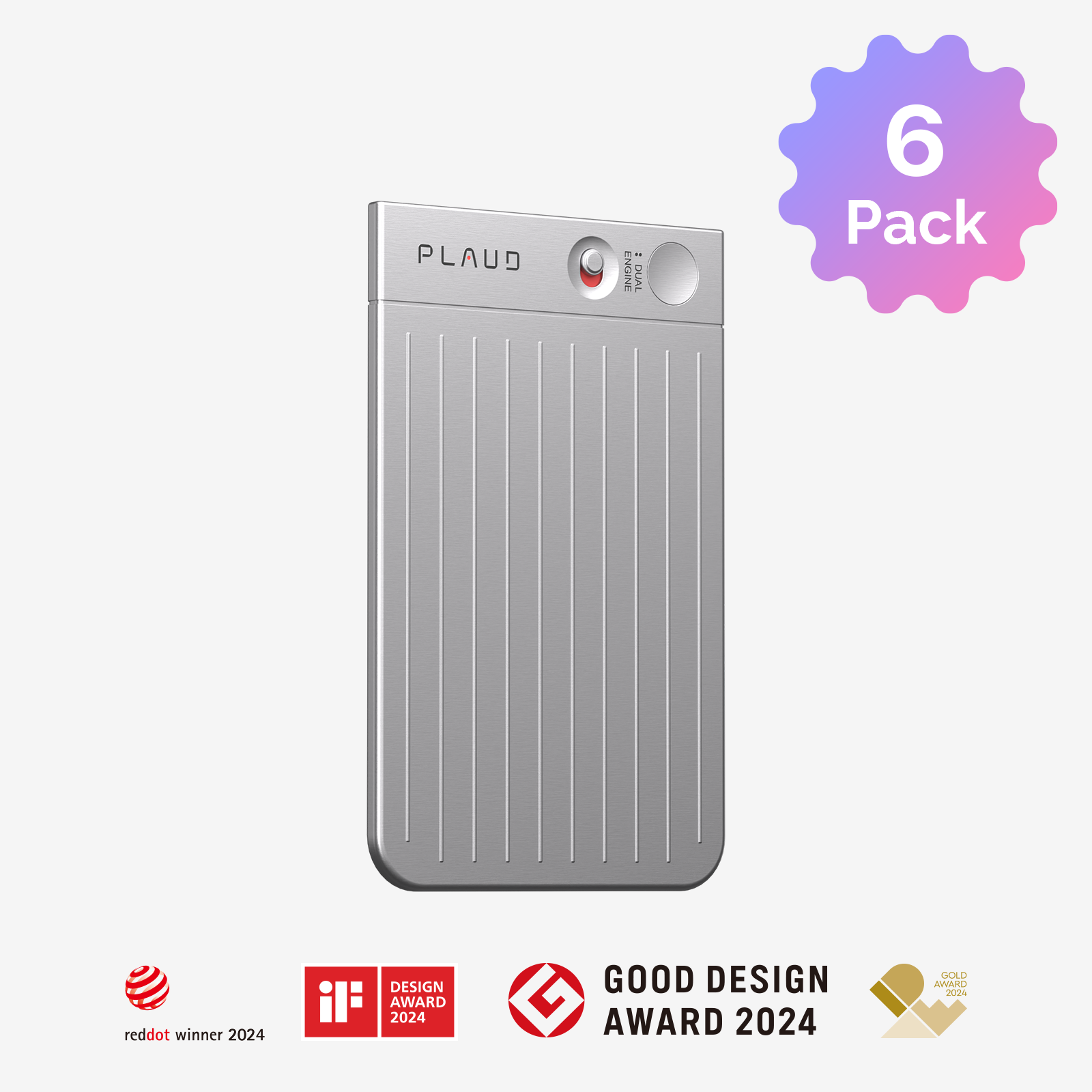 PLAUD NOTE AI Voice Recorder | 6-Pack