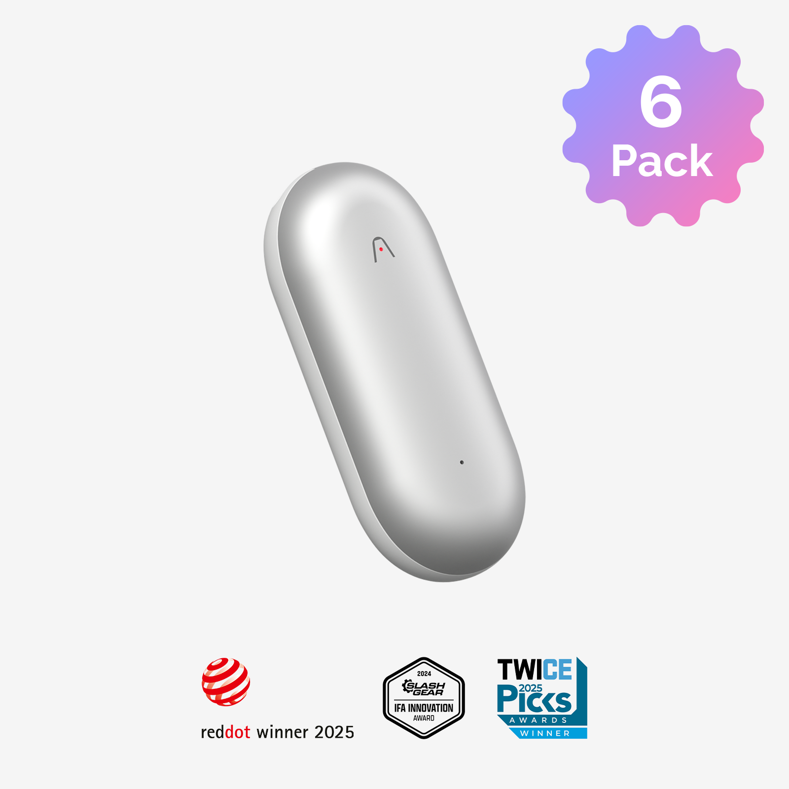 PLAUD NotePin AI Voice Recorder | 6-Pack