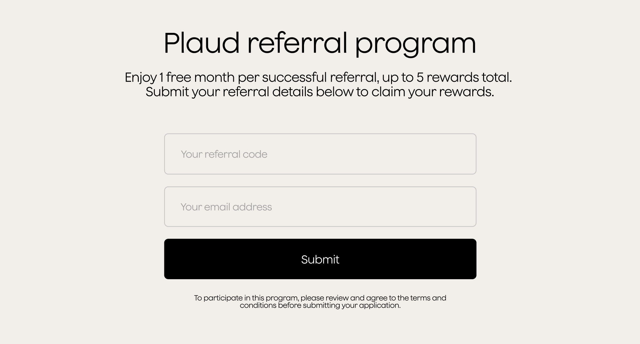 Claim rewards