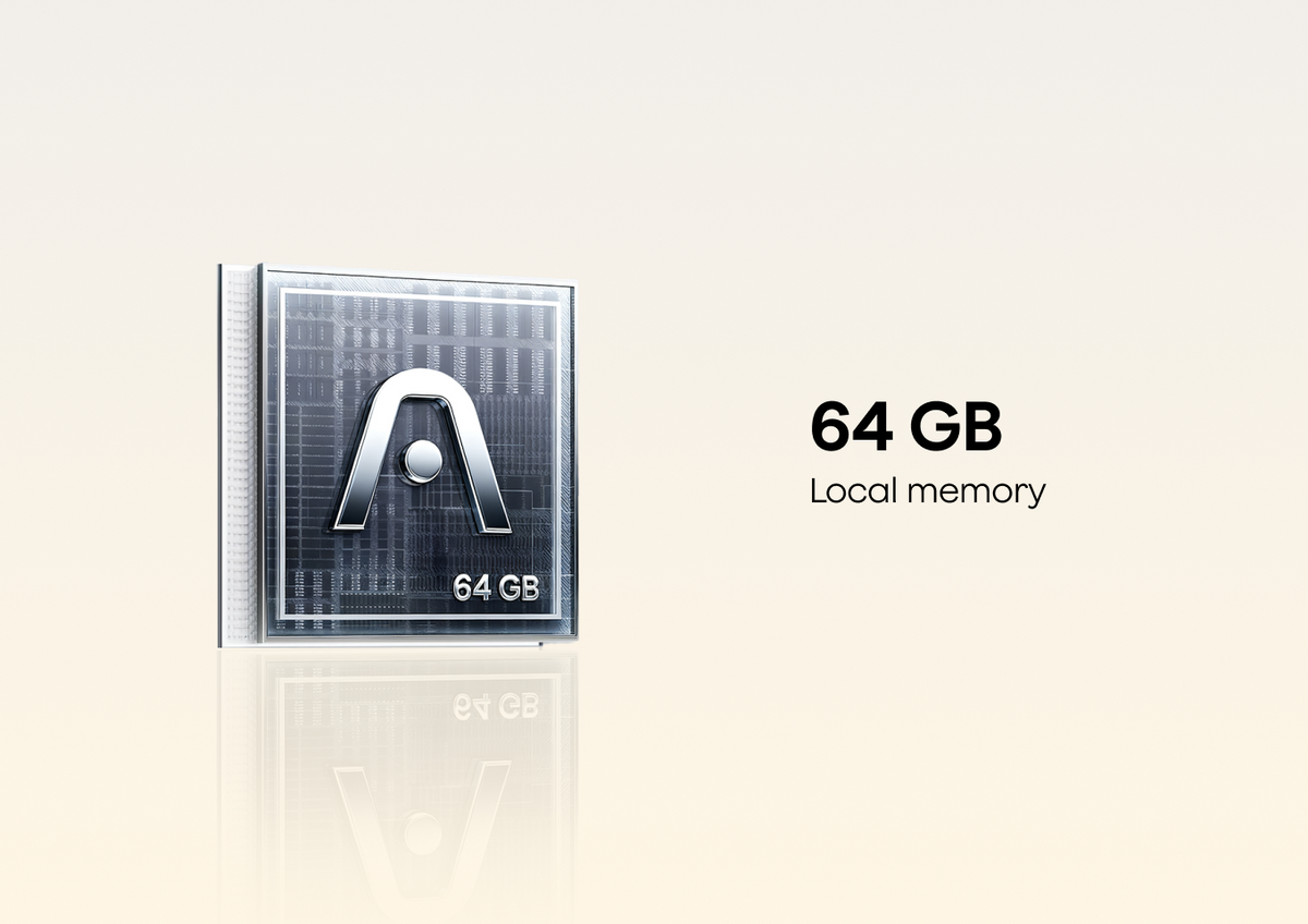 Armazenamento interno
de 64 GB
