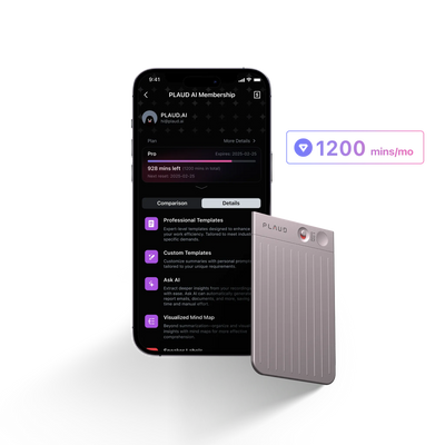 Plaud Note & AI Annual Pro Plan