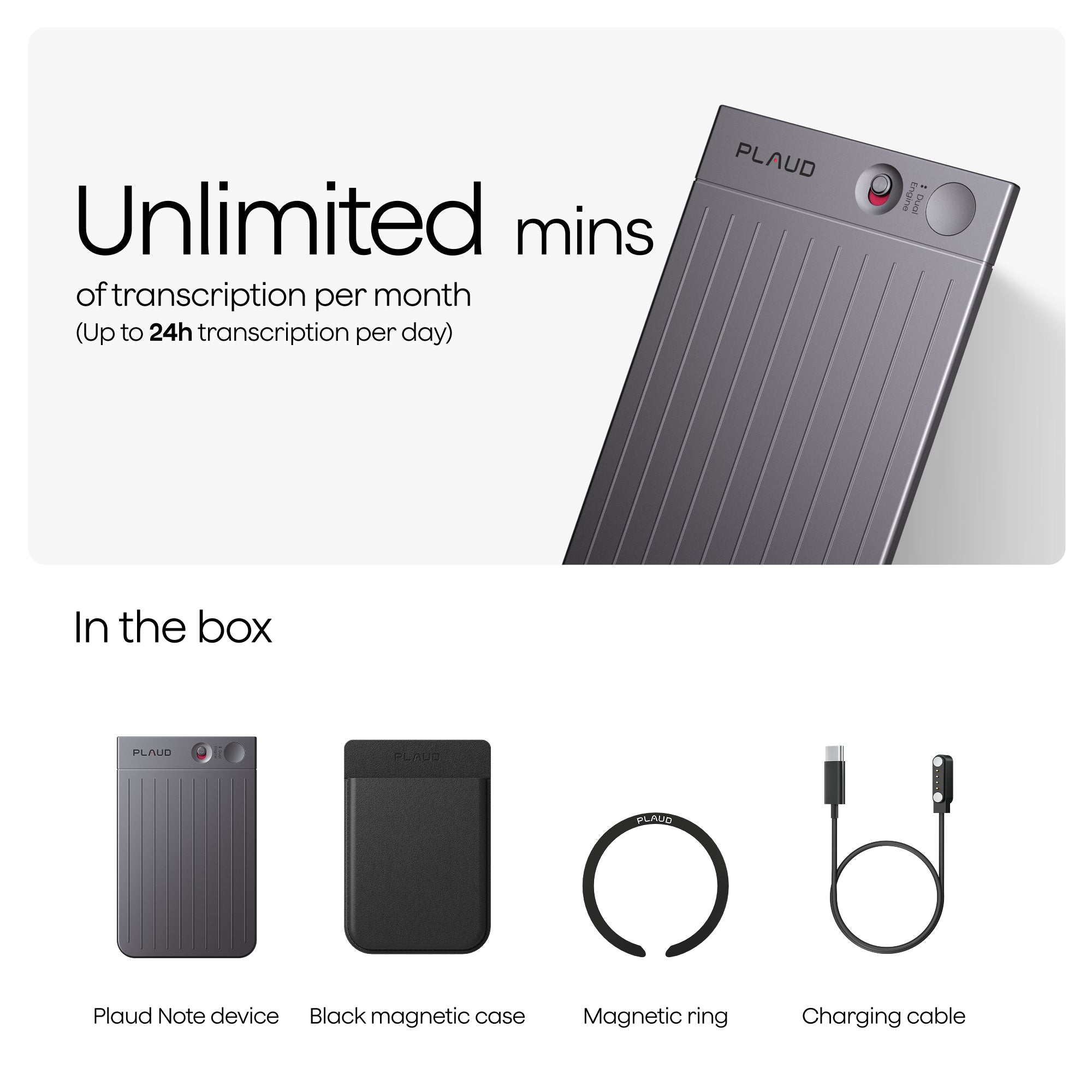 Plaud Note & AI Annual Unlimited Plan