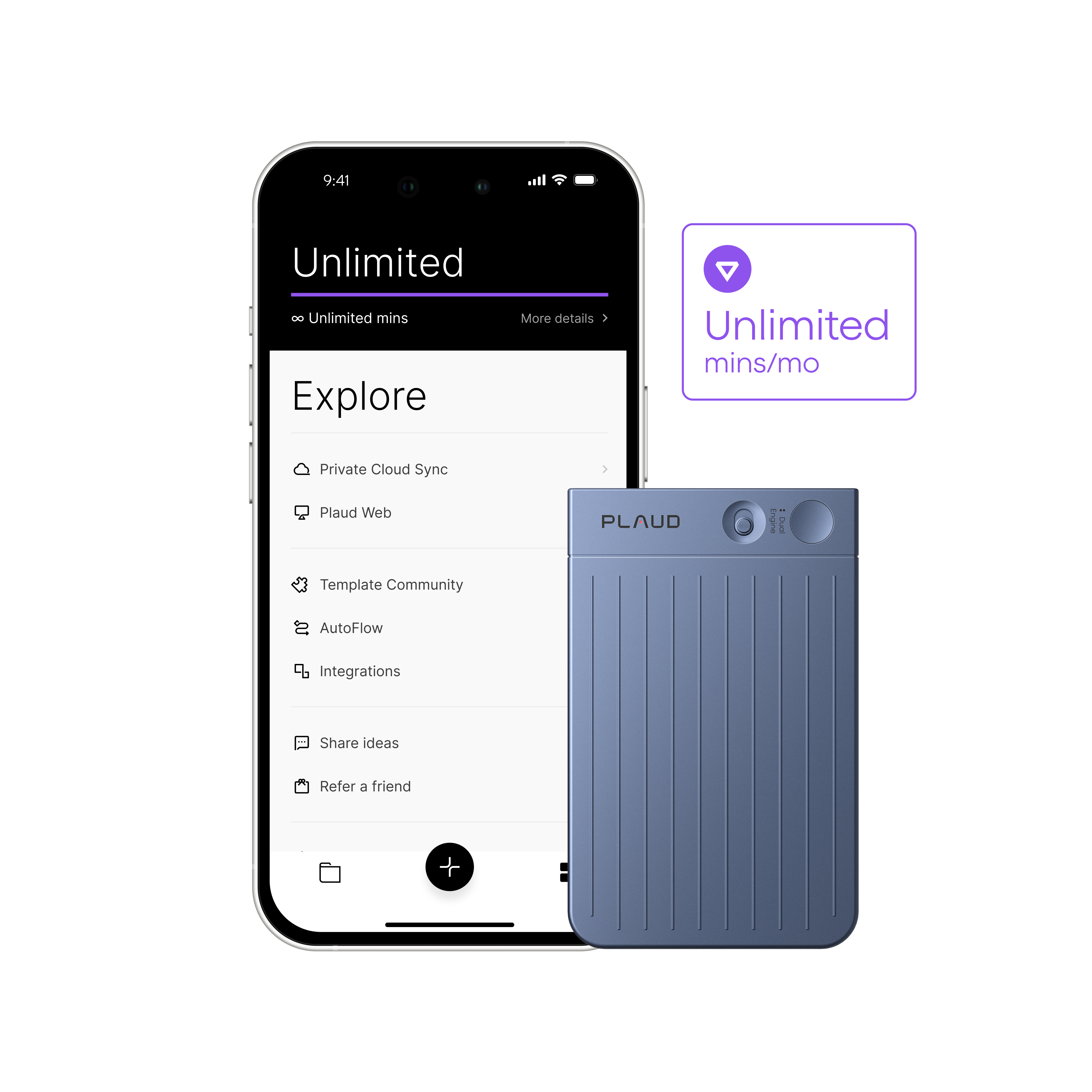 Plaud Note & AI Annual Unlimited Plan
