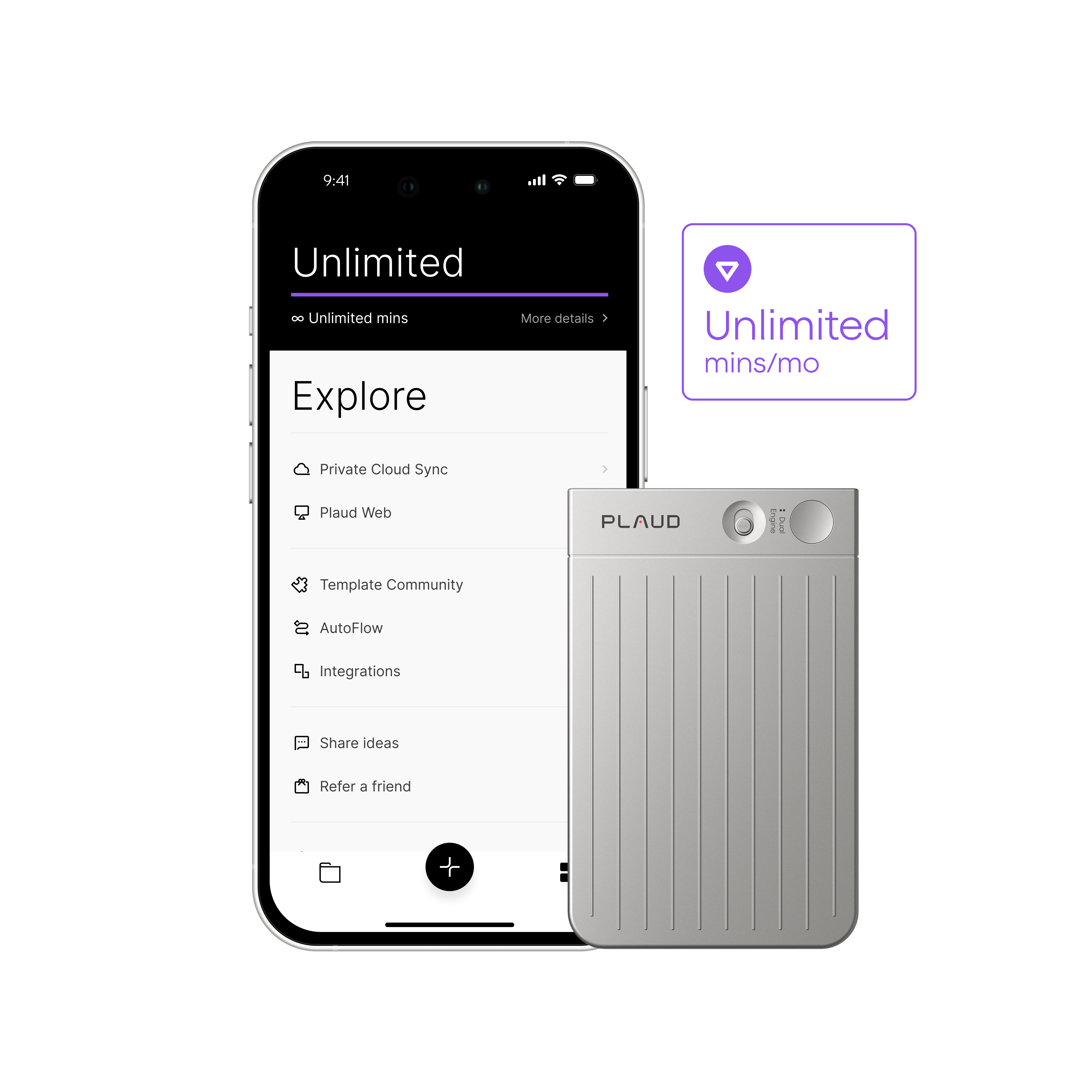 Plaud Note & AI Annual Unlimited Plan