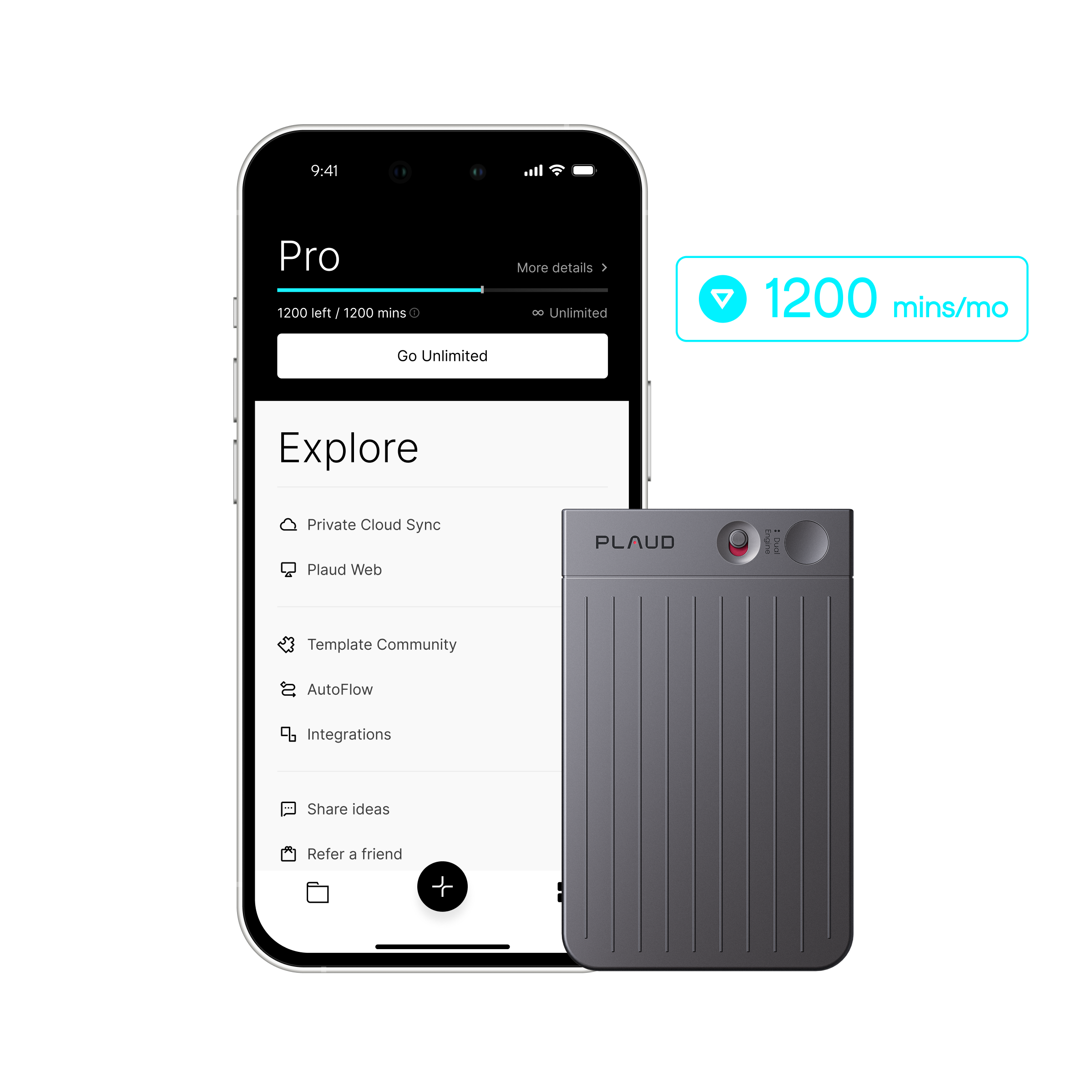Plaud Note & Al Plano Anual Pro