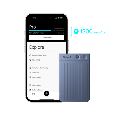 Plaud Note & AI Annual Pro Plan