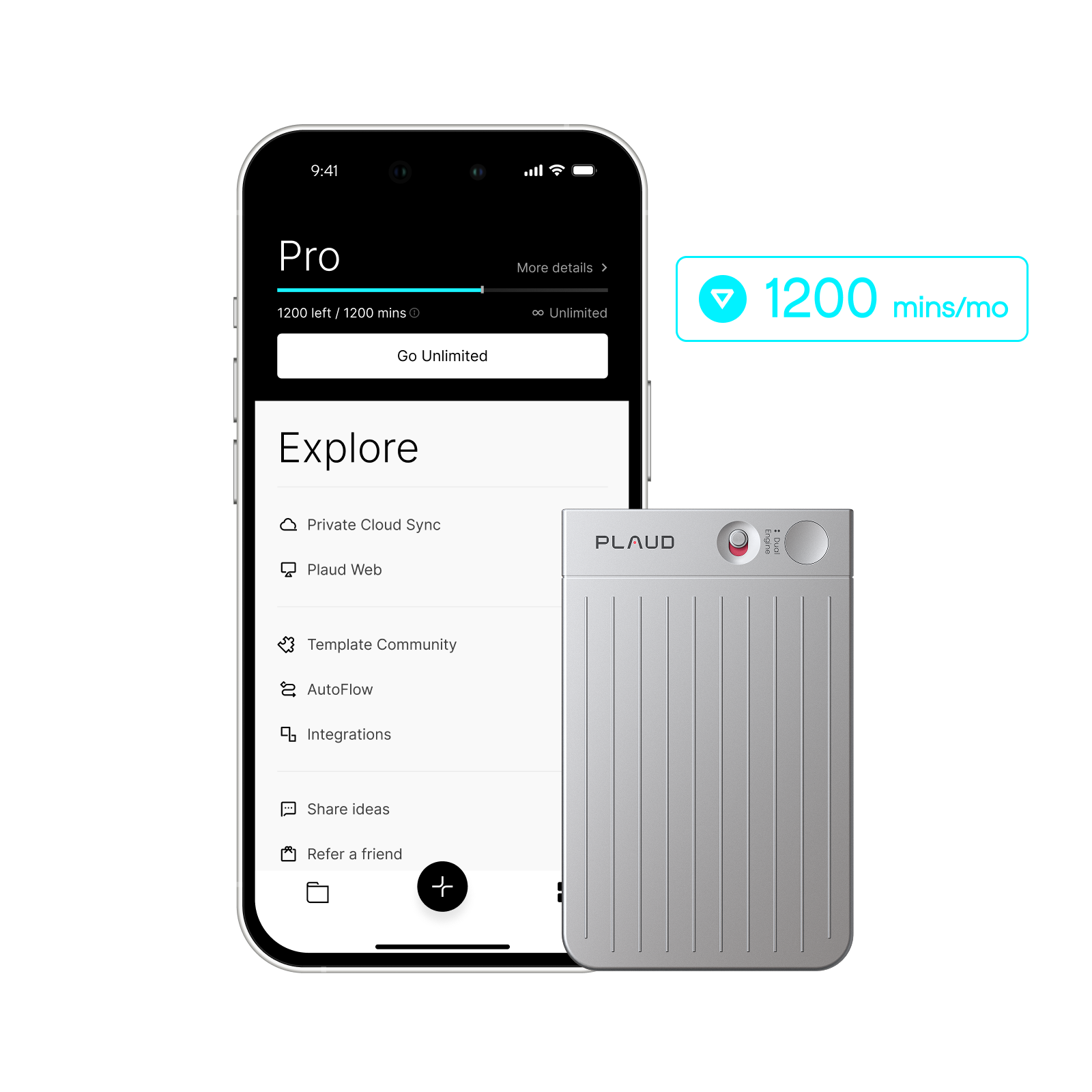 Plaud Note & AI Annual Pro Plan