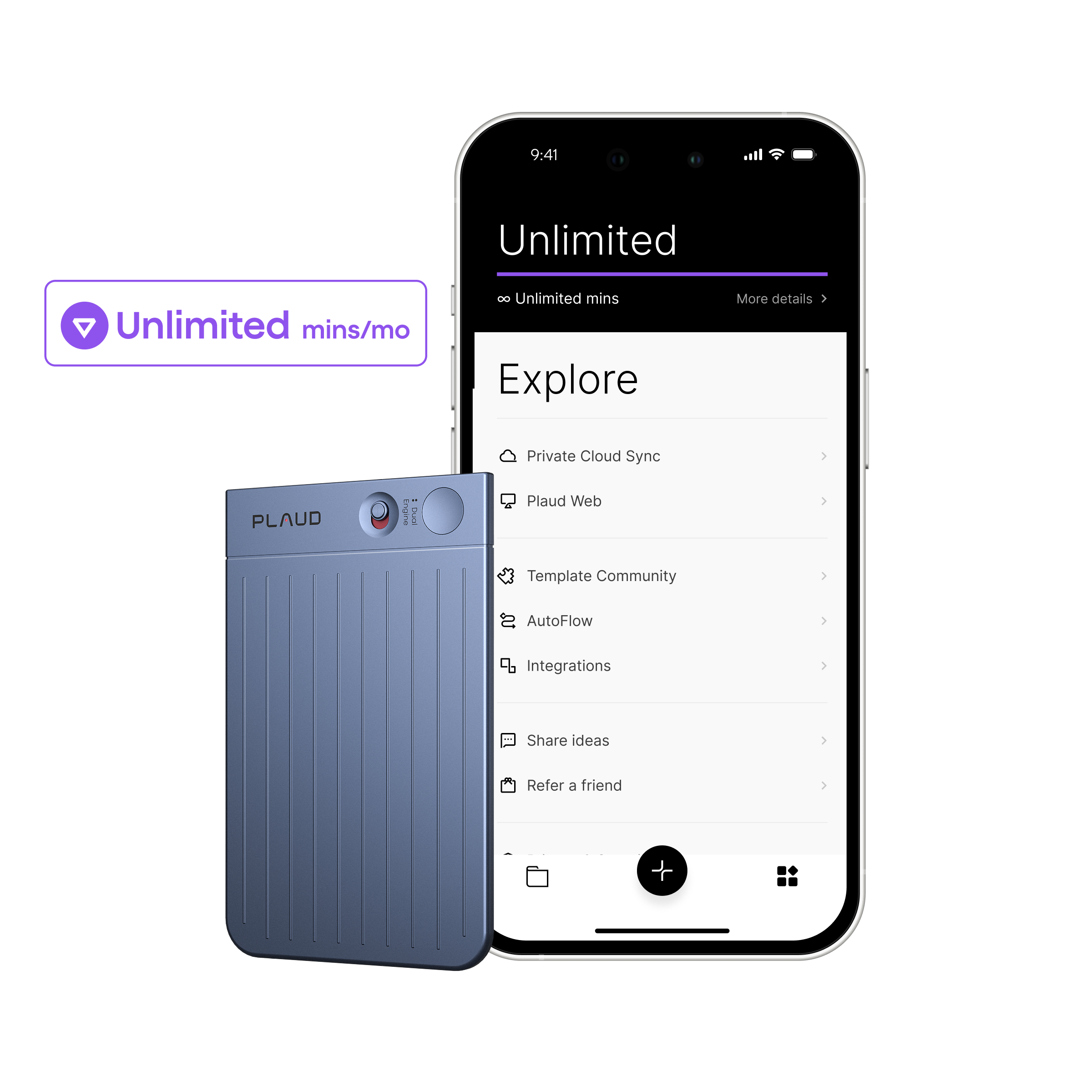 Plaud Note & Al Plano Anual llimitado