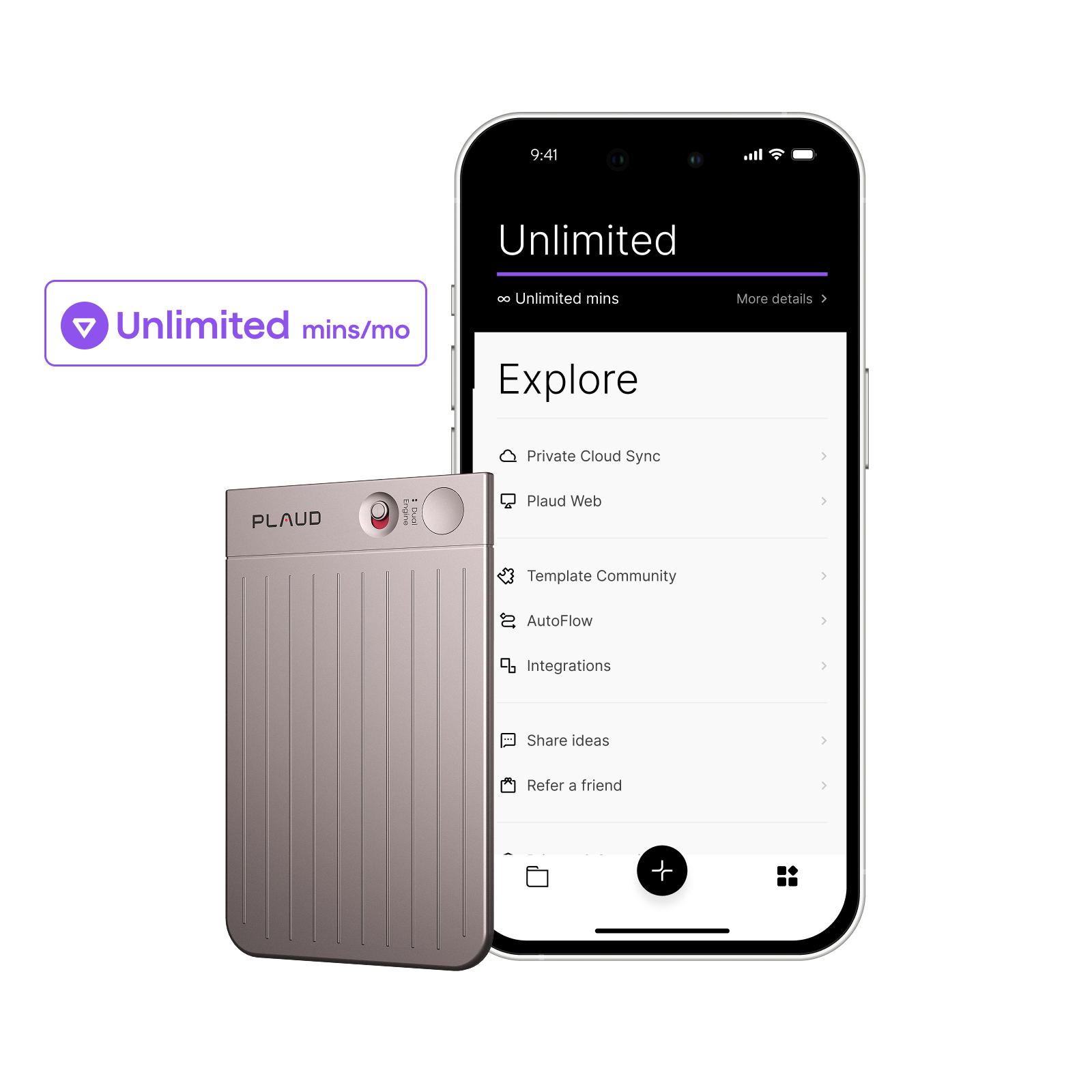 Plaud Note & AI Annual Unlimited Plan