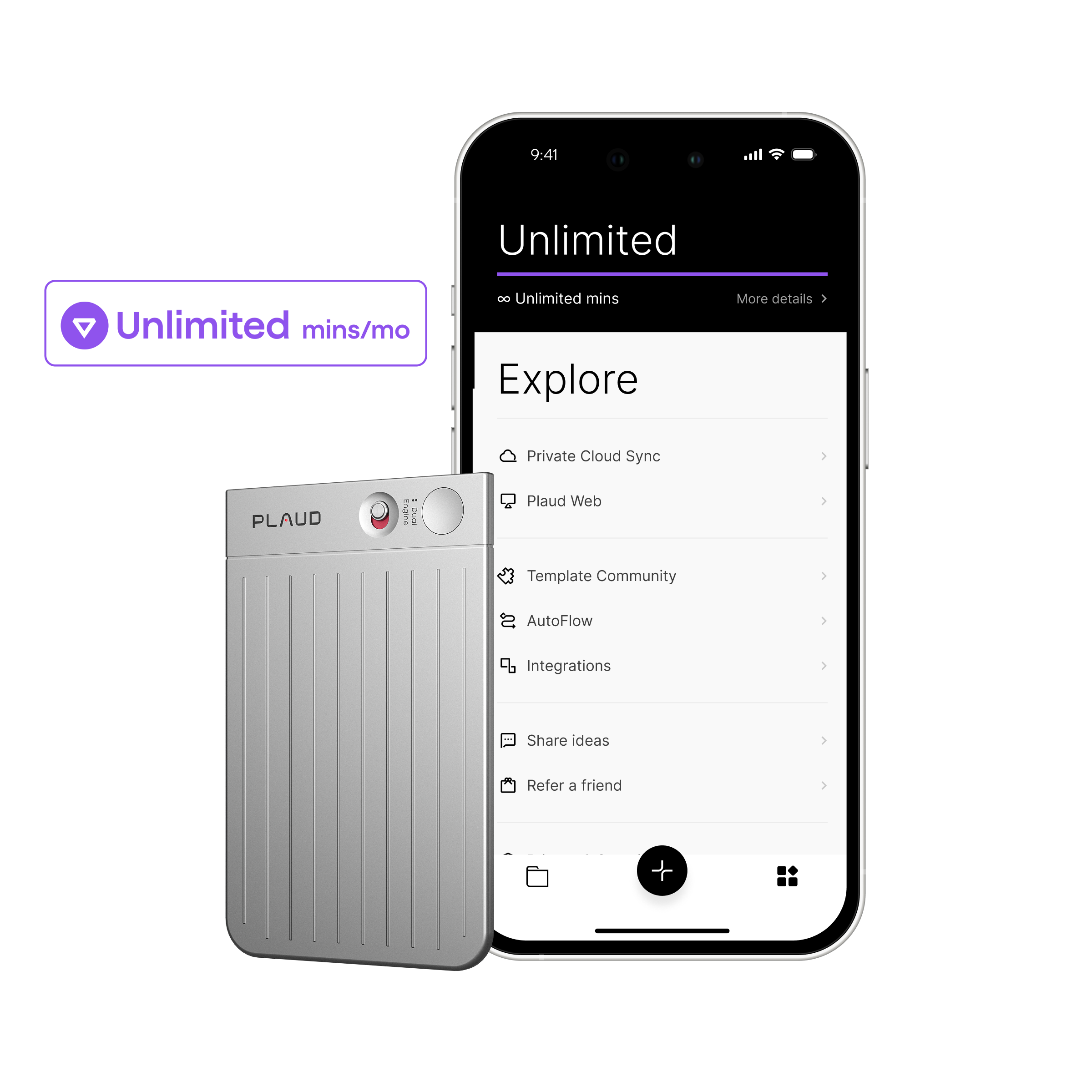 Plaud Note & AI Annual Unlimited Plan