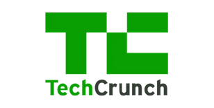TechCrunch logo featuring a green stylized 'TC' symbol above 'TechCrunch' text.
