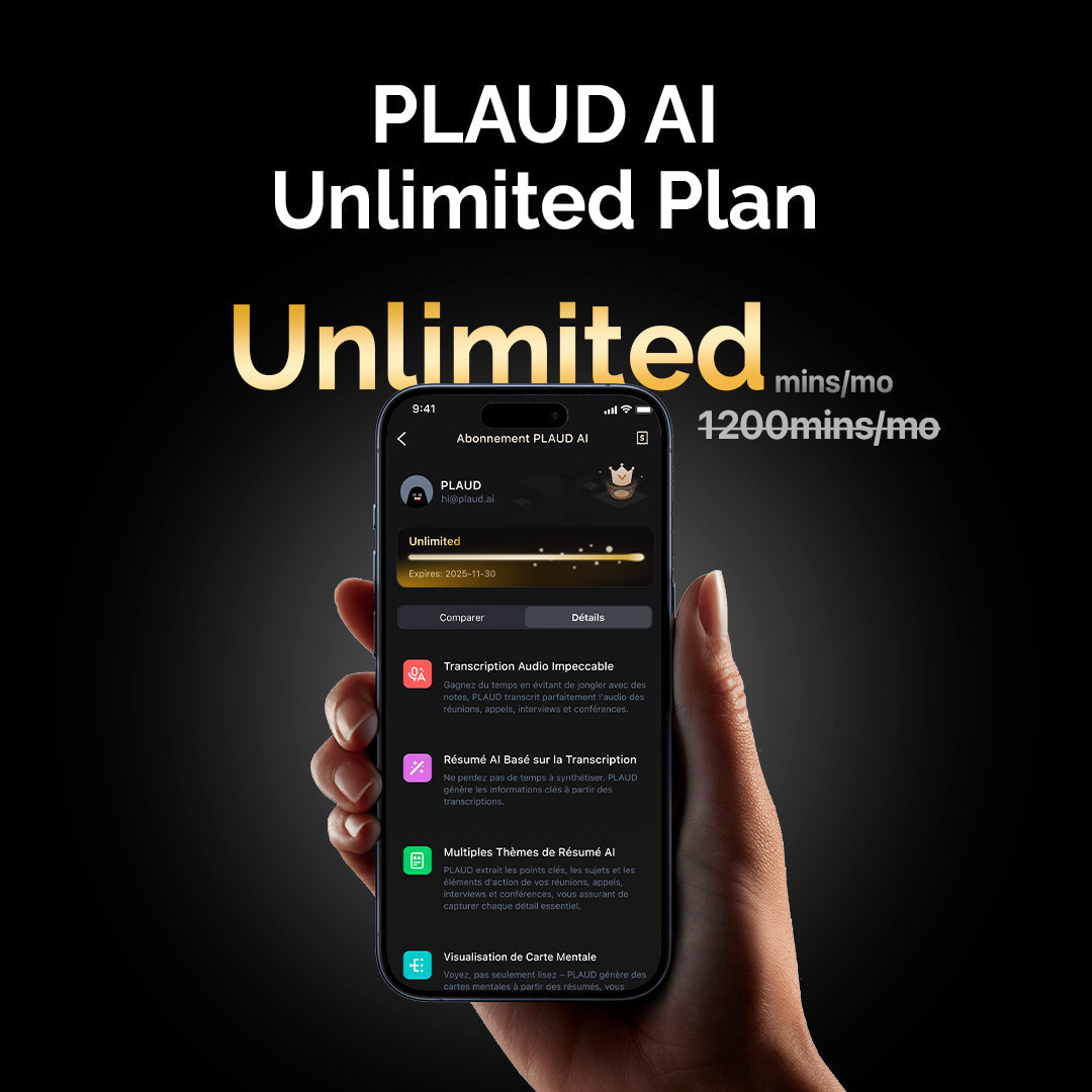 PLAUD AI Unlimited Plan