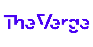The Verge logo in purple text on a black background.